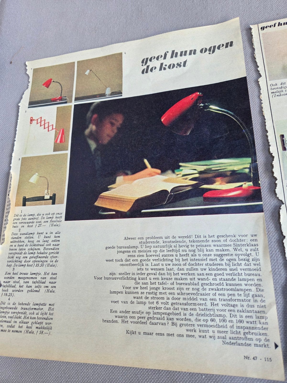 vintage hala advertentie, Ophalen of Verzenden, Gebruikt, Overige typen