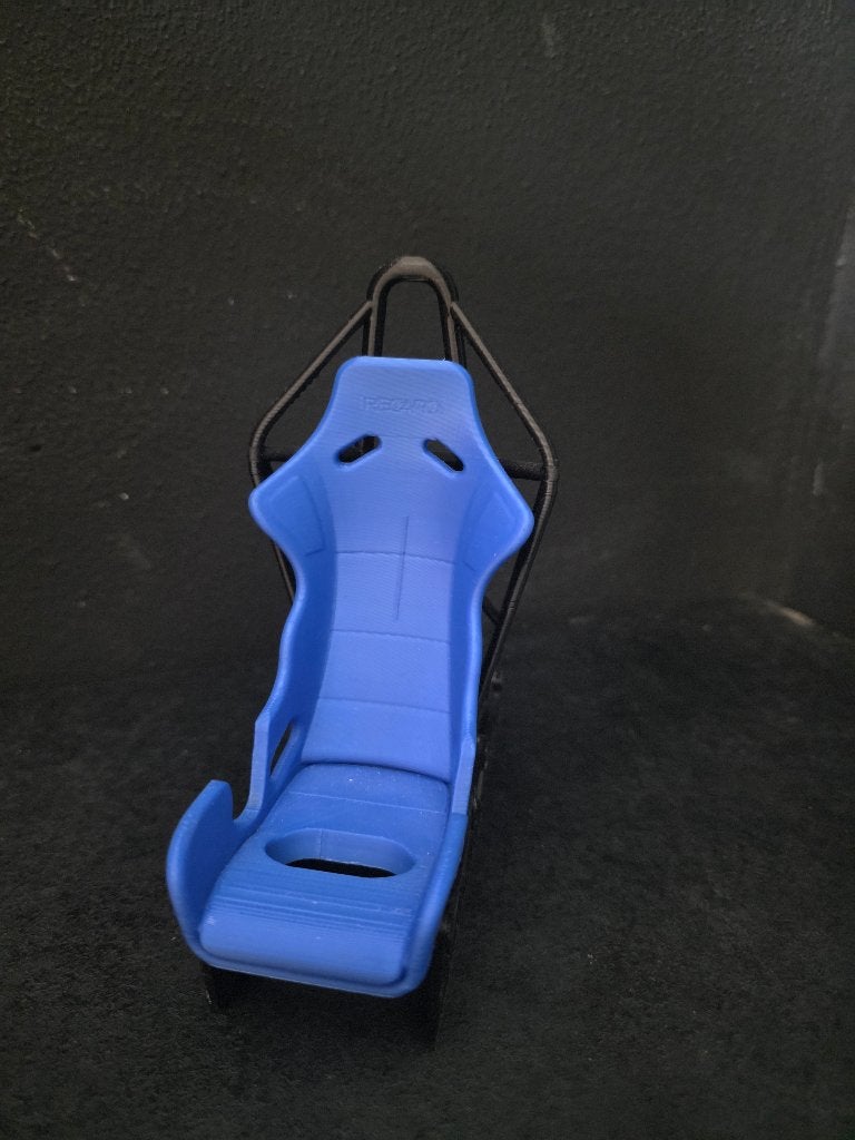 Miniatuur Recaro kuipstoel met rolkooi - 3D geprint, Verzenden, Nieuw, Auto