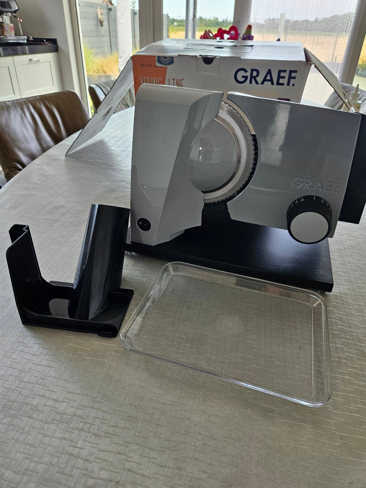 Graef SKS 110 Snijmachine - Zo goed als nieuw, 4 liter of meer, Ophalen of Verzenden, Zo goed als nieuw, 3 snelheden of meer