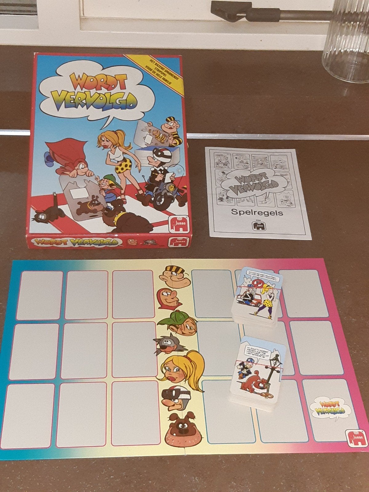 Wordt vervolgd 1984 Jumbo uitmuntende staat, Hobby en Vrije tijd, Gezelschapsspellen | Bordspellen, Ophalen of Verzenden, Zo goed als nieuw