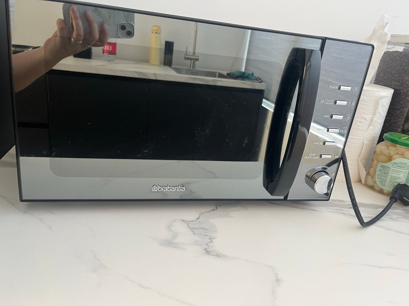 Brabantia Combimagnetron - Zo goed als nieuw, Ophalen, Combimagnetron, Grill, Zo goed als nieuw