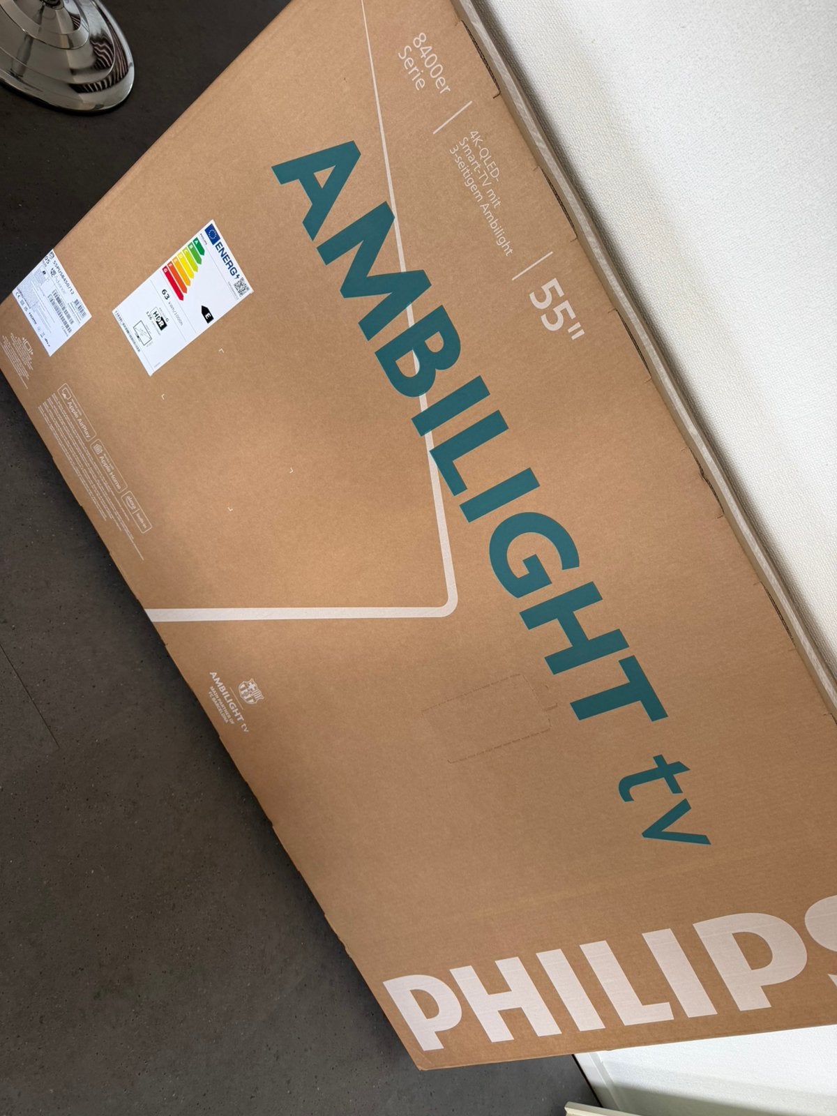 Philips 55-inch TV - Nieuw in doos, Ophalen of Verzenden, Nieuw, 100 cm of meer, Philips
