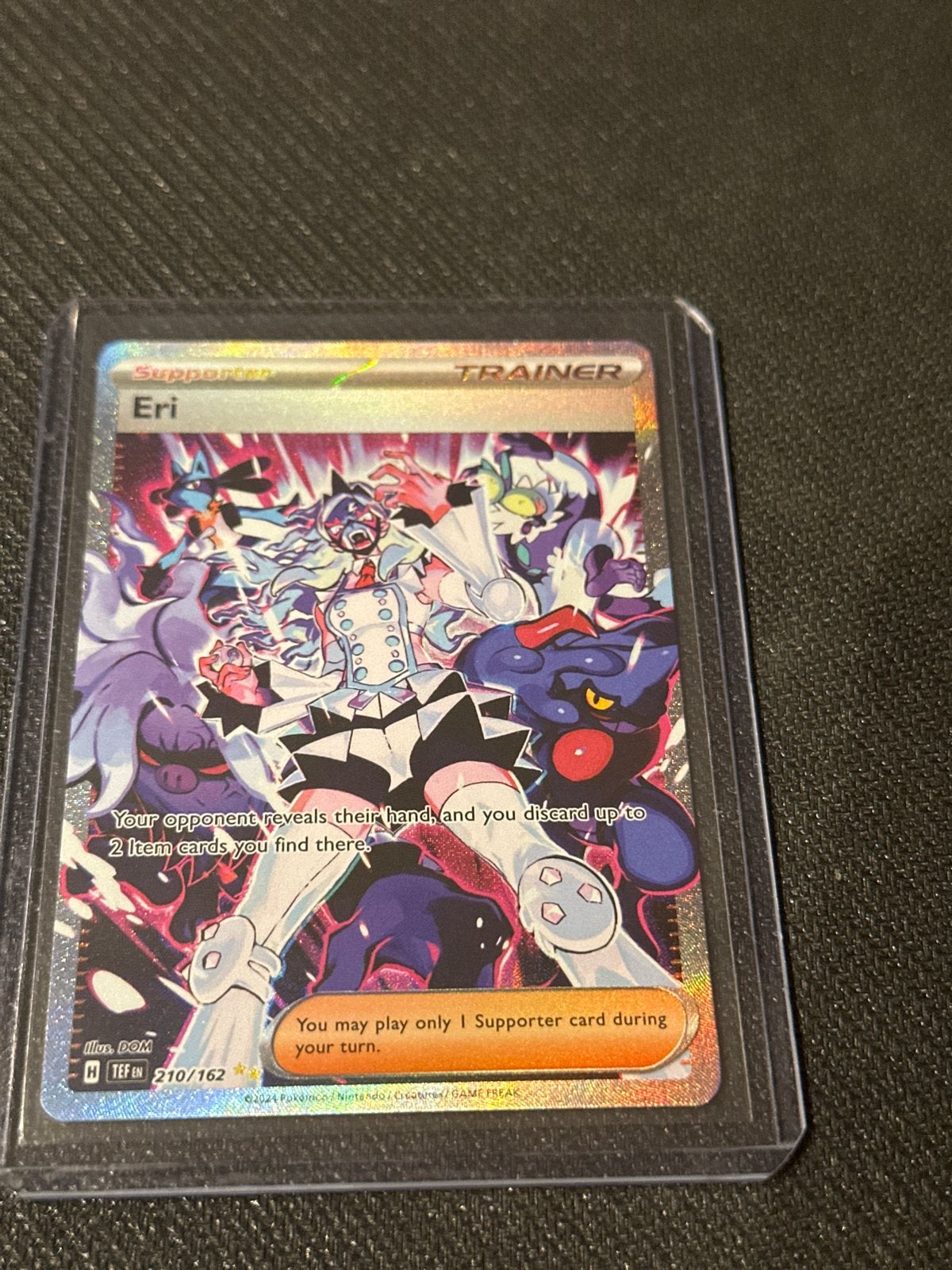Pokémon TCG: Eri (Full Art) Trainer Kaart - Nieuwstaat, Ophalen of Verzenden, Nieuw, Losse kaart, Foil