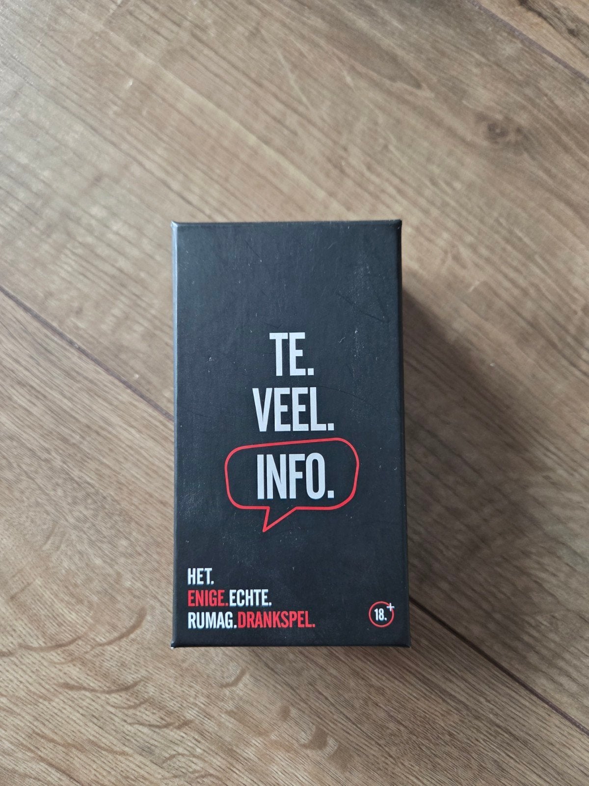 Te. Veel. Info. - Het enige echte Rumag drankspel, Drie of vier spelers, Ophalen of Verzenden, Zo goed als nieuw, Rumag