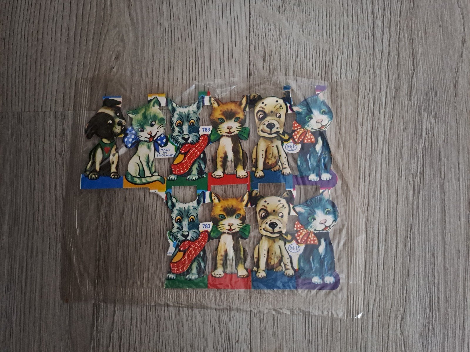 Retro poëzieplaatjes katten poezen en honden MLP, Verzamelen, Ophalen of Verzenden