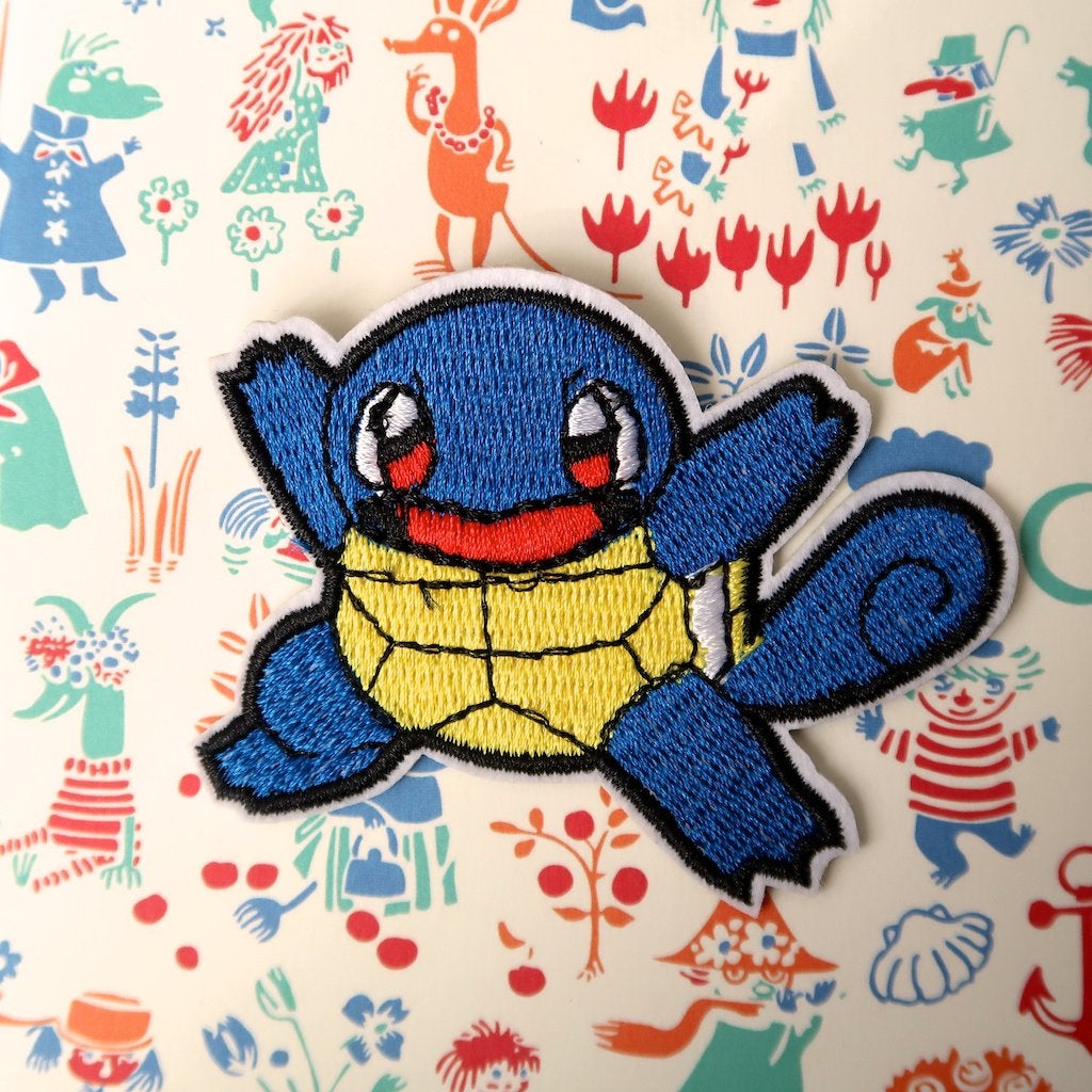 Pokemon Squirtle opstrijkplaatje patch badge embleem, Hobby en Vrije tijd, Verzenden, Nieuw, Overige applicaties