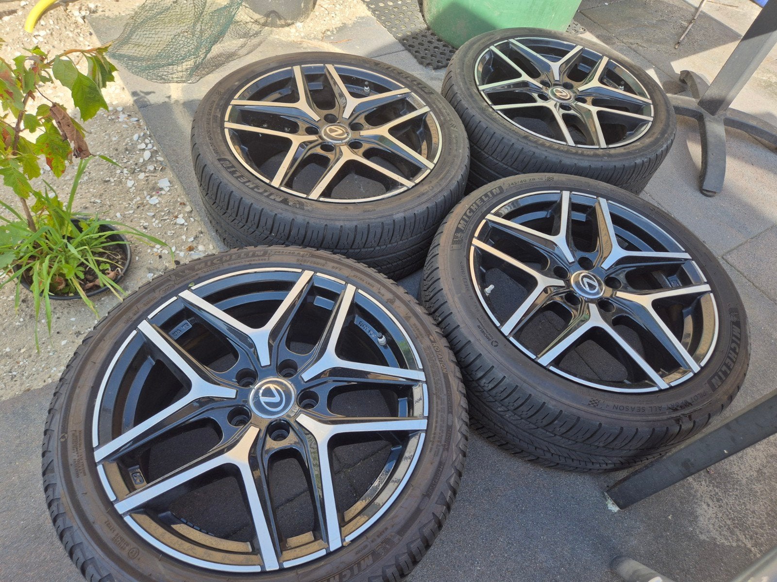 MSW Type 40, 18 inch, 5x114,3, Michelin all-season, Auto-onderdelen, Ophalen, 18 inch, Banden en Velgen, All Season