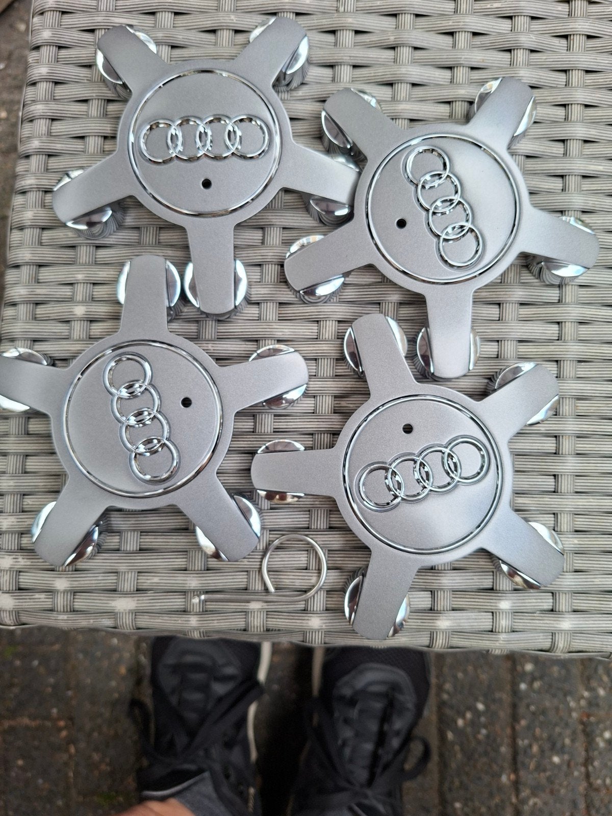 Audi 4x Wiel naafdop orginele, Auto diversen, Verzenden, Nieuw