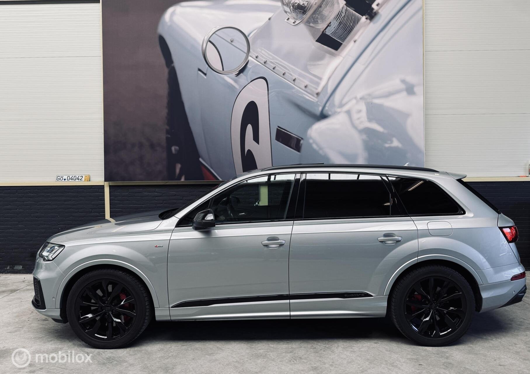 Audi Q7 60 TFSI e quattro|Panodak| 21inch|Trekhaak|Black|, Auto's, Gebruikt, 2995 cc, Plug-in hybride, Bedrijf