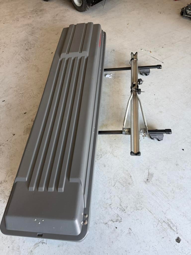Pewag shuttle dak koffer thule dak rails en fietsen drager, Auto diversen, Dakkoffers, Ophalen, Gebruikt