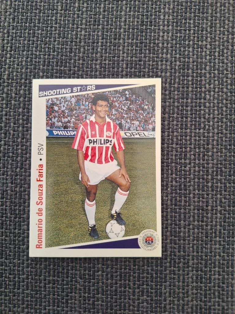 Shooting Stars Romario PSV 1991/92, Verzenden, Zo goed als nieuw, PSV, Poster, Plaatje of Sticker