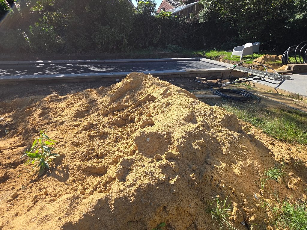 Geel vulzand straatzand gratis, Tuin en Terras, Zand, Ophalen