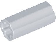 Lego Technic Axle connector 2L lichtblauw grijs 8 st new, Ophalen of Verzenden, Nieuw, Losse stenen, Lego
