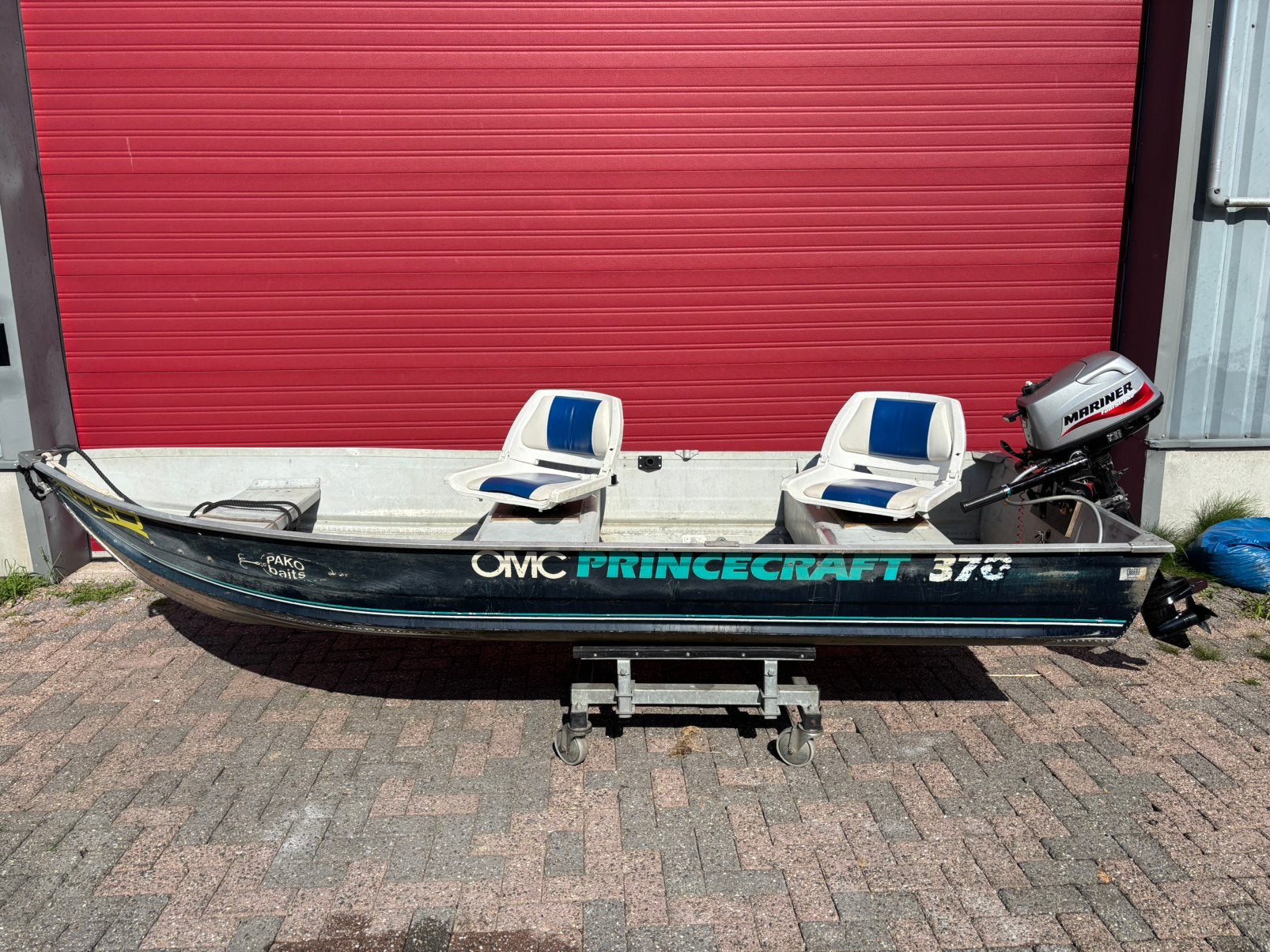 Princecraft 370 met 6 pk mercury mariner, Ophalen, Overige merken, Gebruikt, Viertaktmotor