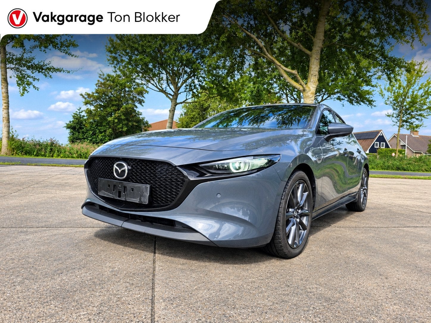 Mazda 3 2.5 e-SkyActiv-G M Hybrid 140 Takumi, Auto's, Gebruikt, 4 cilinders, Leder, Bedrijf