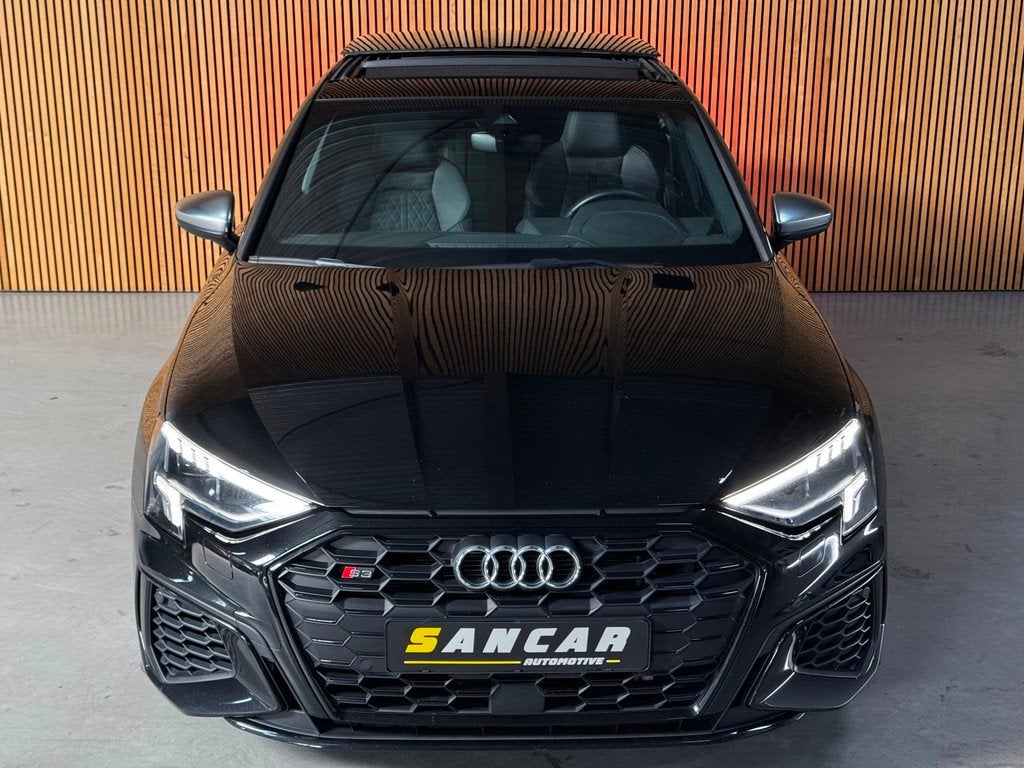 Audi S3 Sportback 2.0 TFSI quattro 310 PK PANO|AMBIENT|CRUIS, Auto's, Audi, S3, Gebruikt, Zwart, 4 cilinders