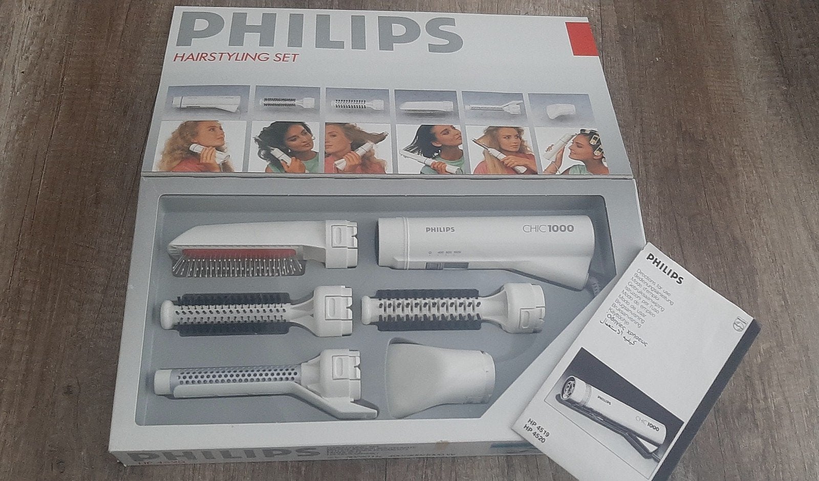 Philips Chic 1000 Hairstyling Set HP 4519/4520( nieuw), Ophalen of Verzenden, Zo goed als nieuw, Haarverzorging
