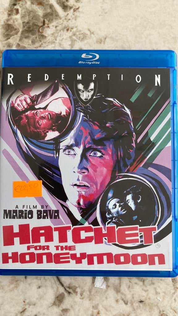 Hatchet for the honeymoon blu ray, Cd's en Dvd's, Blu-ray, Ophalen of Verzenden, Zo goed als nieuw, Horror