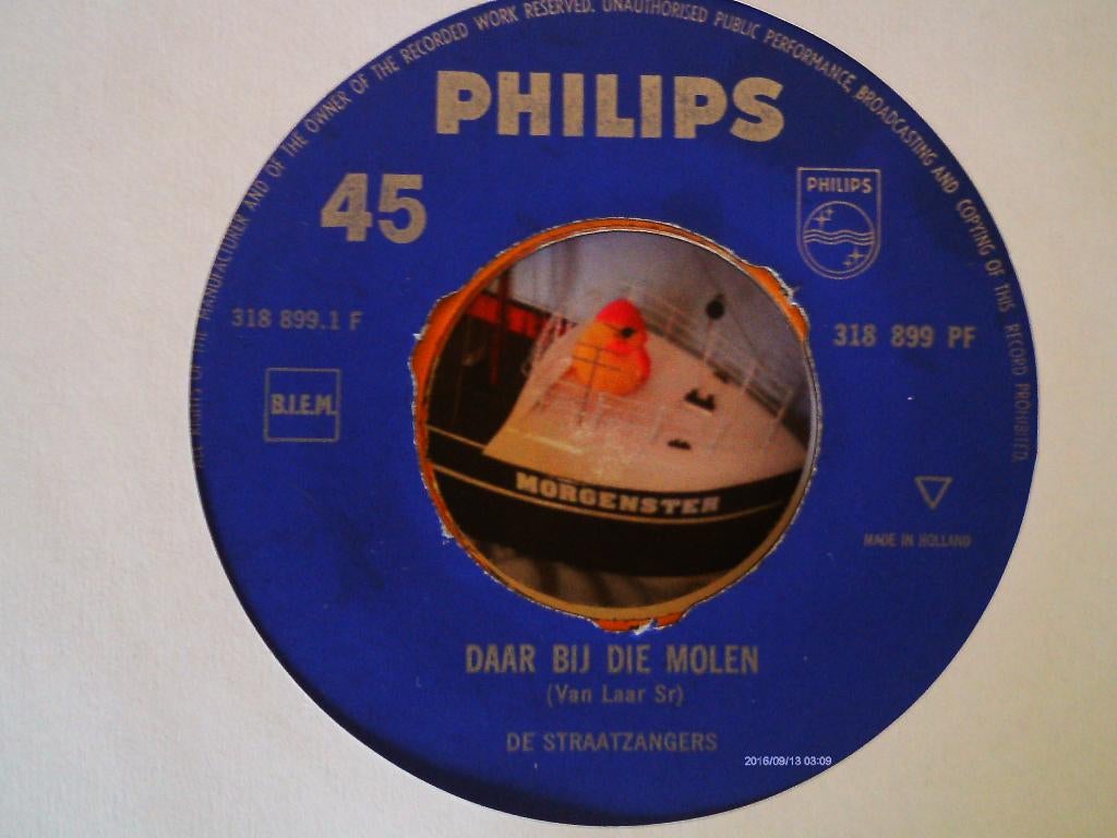straatzangers - daar bij de molen 29a, 7 inch, Single, Ophalen of Verzenden, Nederlandstalig
