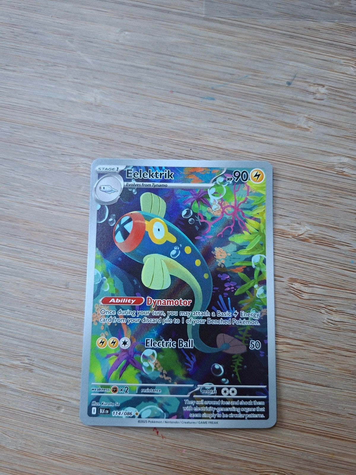 Eelektrik 114/086 van de blackbolt set, Ophalen of Verzenden, Zo goed als nieuw, Losse kaart