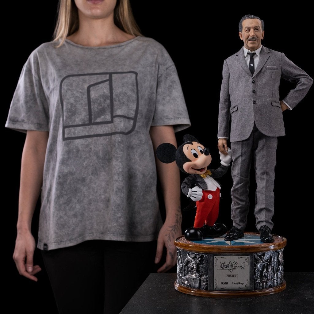 Iron Studios Disney Legacy Statue Walt Disney Mickey Mouse, Info@fine.com, Beeldje of Figuurtje, Nieuw, Fine