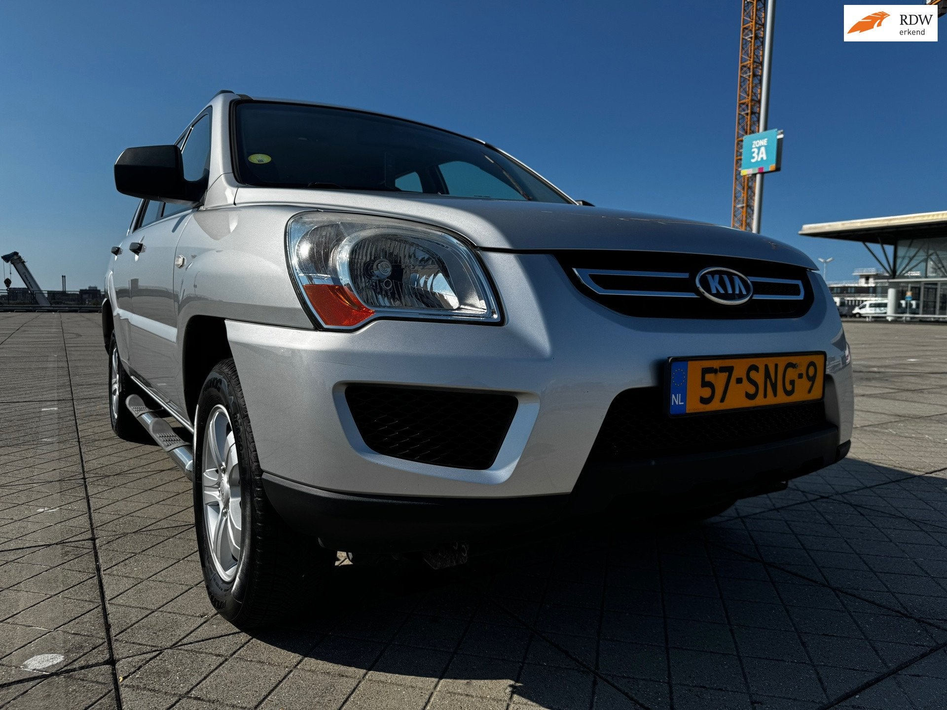 Kia Sportage 2.0 CVVT X-pect AIRCO PDC TREKHAAK, Auto's, Stof, Gebruikt, Zwart, 4 cilinders
