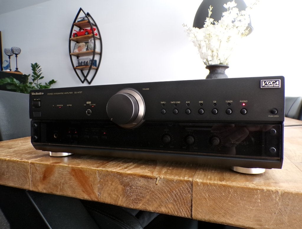 Zeer mooie Technics Mos-Fet Class AA versterker SU-A707, Overige merken, Ophalen of Verzenden, Zo goed als nieuw, 120 watt of meer