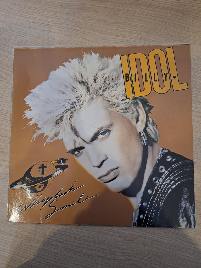 Billy Idol - Whiplash Smile LP (1986), Cd's en Dvd's, Ophalen of Verzenden, Gebruikt, 12 inch