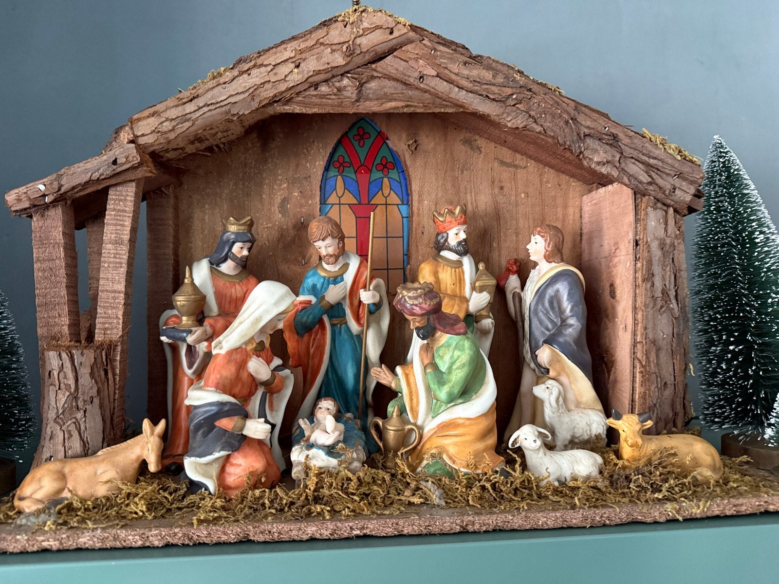 Kerststal met figuren, Diversen, Ophalen