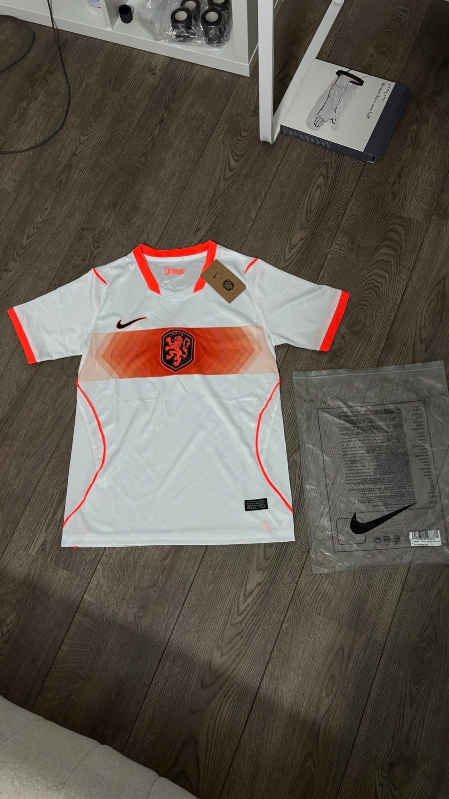 Nike Oranje Thuisshirt KNVB - Nieuw met labels, Wit, Nieuw, Ophalen of Verzenden, Voetbal