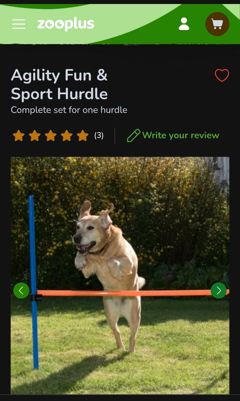 Agility hindernis / Springstok voor honden (2 stuks), Ophalen, Zo goed als nieuw