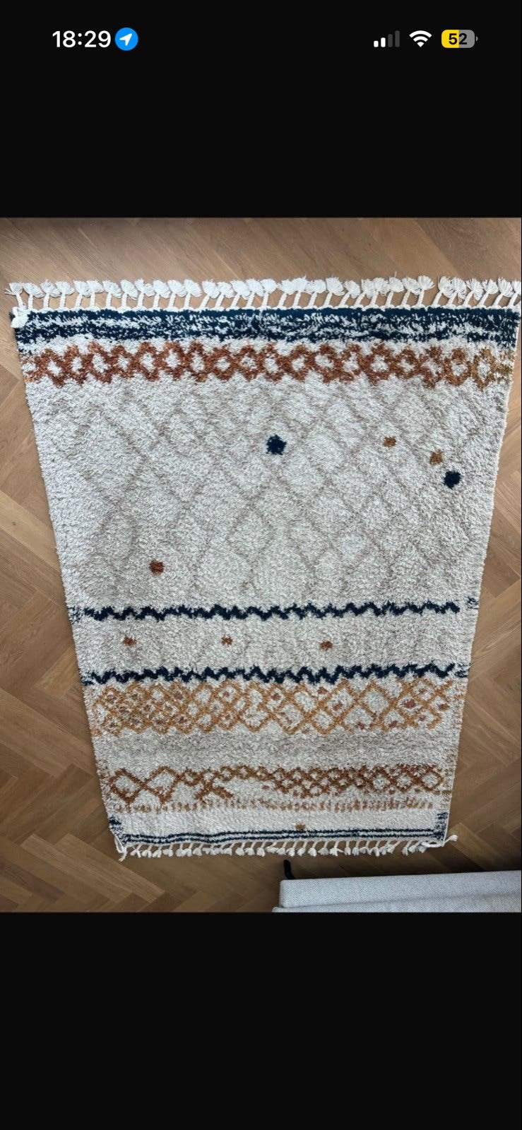 Drax tapijt 160x230 cm - Modern design, Gebruikt, Beige, 150 tot 200 cm, 200 cm of meer