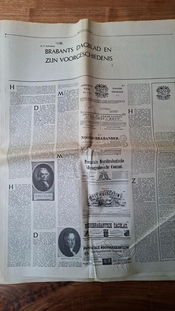 Brabants Dagblad 200 jaar (1771-1971) 25-9-1971, Ophalen of Verzenden, Gelezen, Krant
