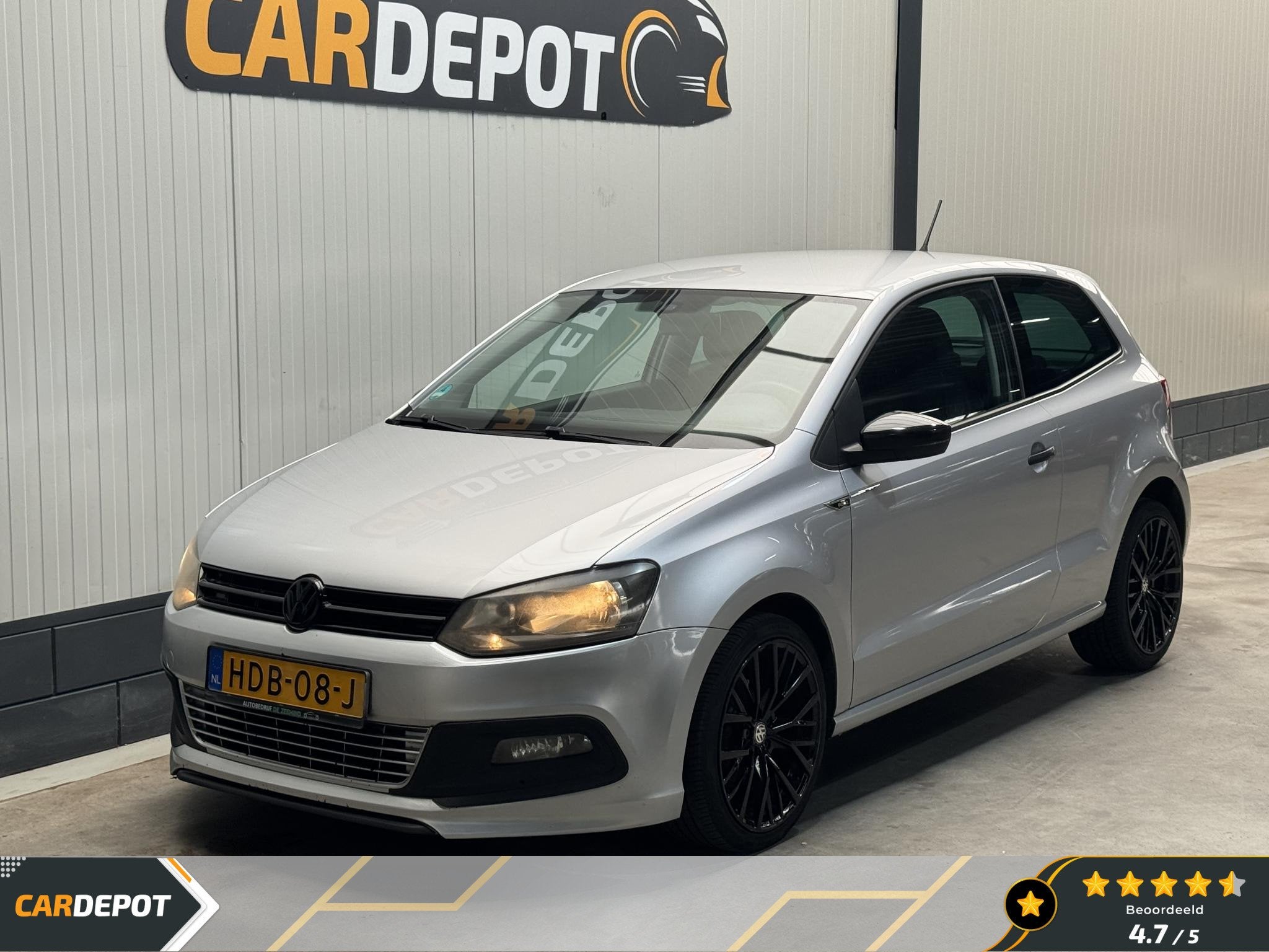 Volkswagen Polo 1.2 Easyline, Voorwielaandrijving, Euro 5, Gebruikt, Zwart