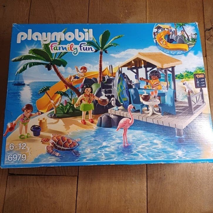 Playmobil 6979 Zomer Eiland met Cocktailbar thema vakantie, Complete set, Overige typen, Zo goed als nieuw, Family fun