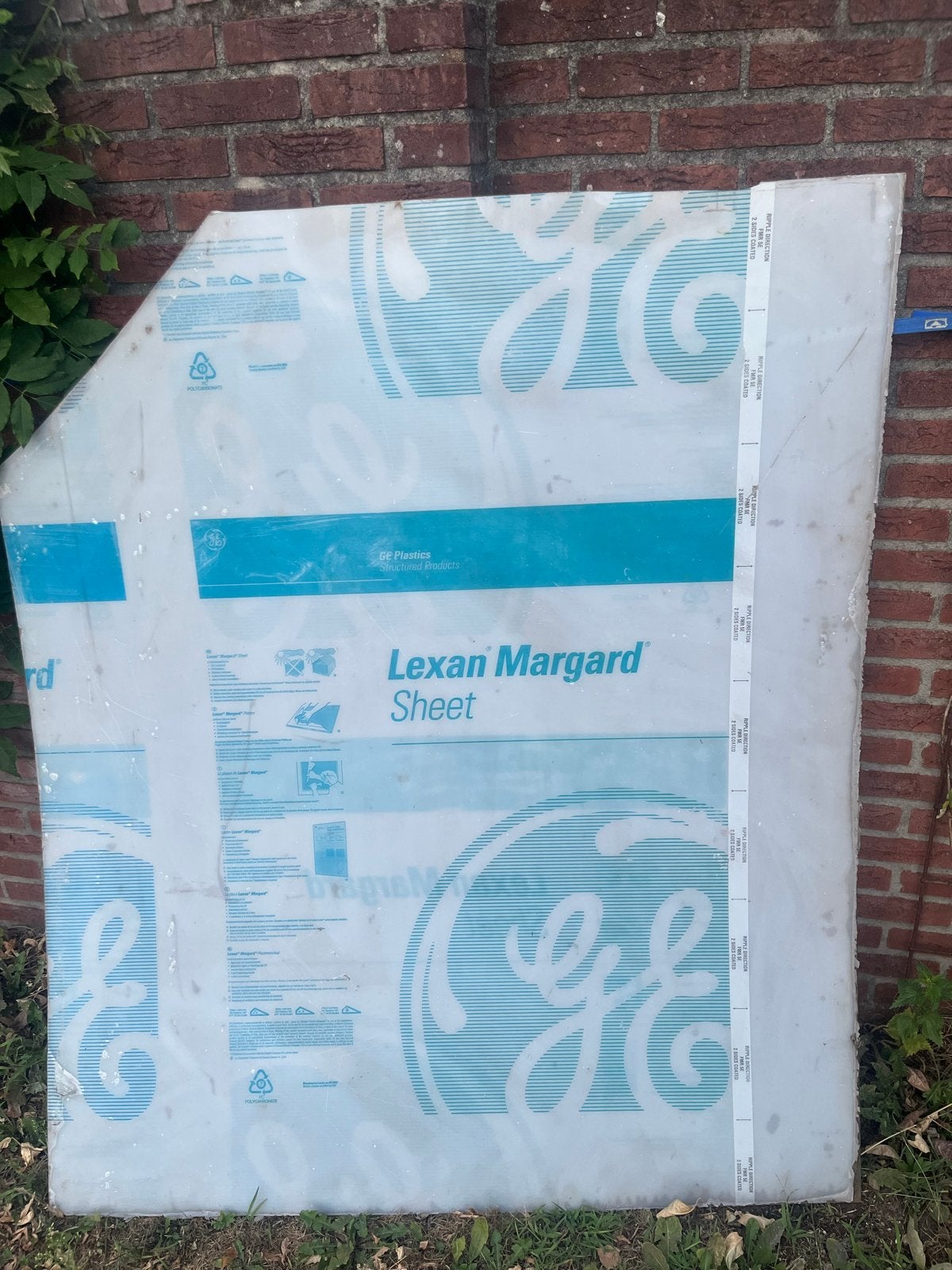 Lexan Margard Polycarbonaat Plaat 4mm - Zo goed als nieuw, Ophalen, Gebruikt