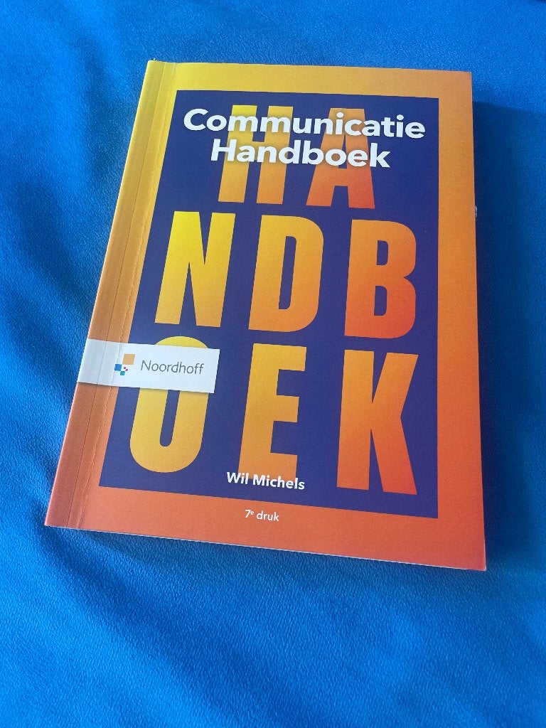 Communicatie handboek, Boeken, Studieboeken en Cursussen, Ophalen, Alpha, Zo goed als nieuw, HBO