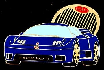 Bugatti Rinspeed pin-groot nr. 2, Verzenden, Nieuw, Transport, Speldje of Pin