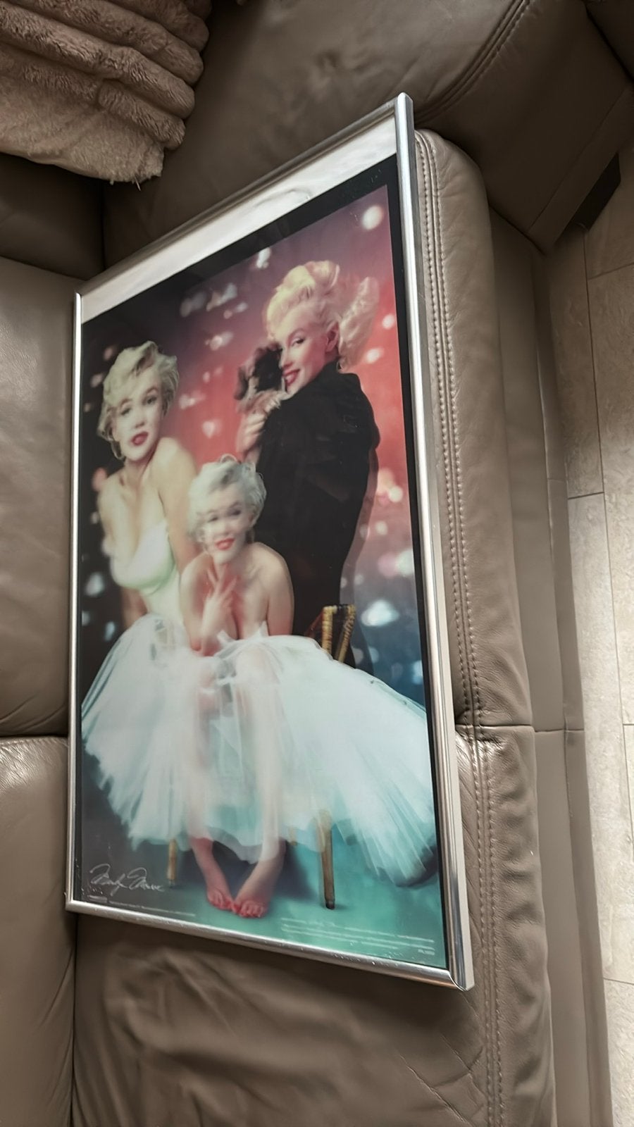 3D Portret Marilyn Monroe - Nieuwstaat (75x50 cm), Ophalen, Minder dan 50 cm, Overige typen, Nieuw