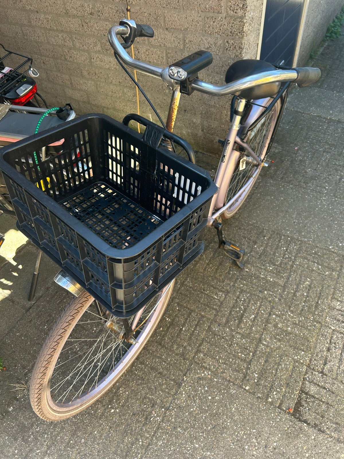 Sparta Pick-Up Kinderfiets 26 inch met slot en krat, Ophalen, Gebruikt, 20 inch of meer