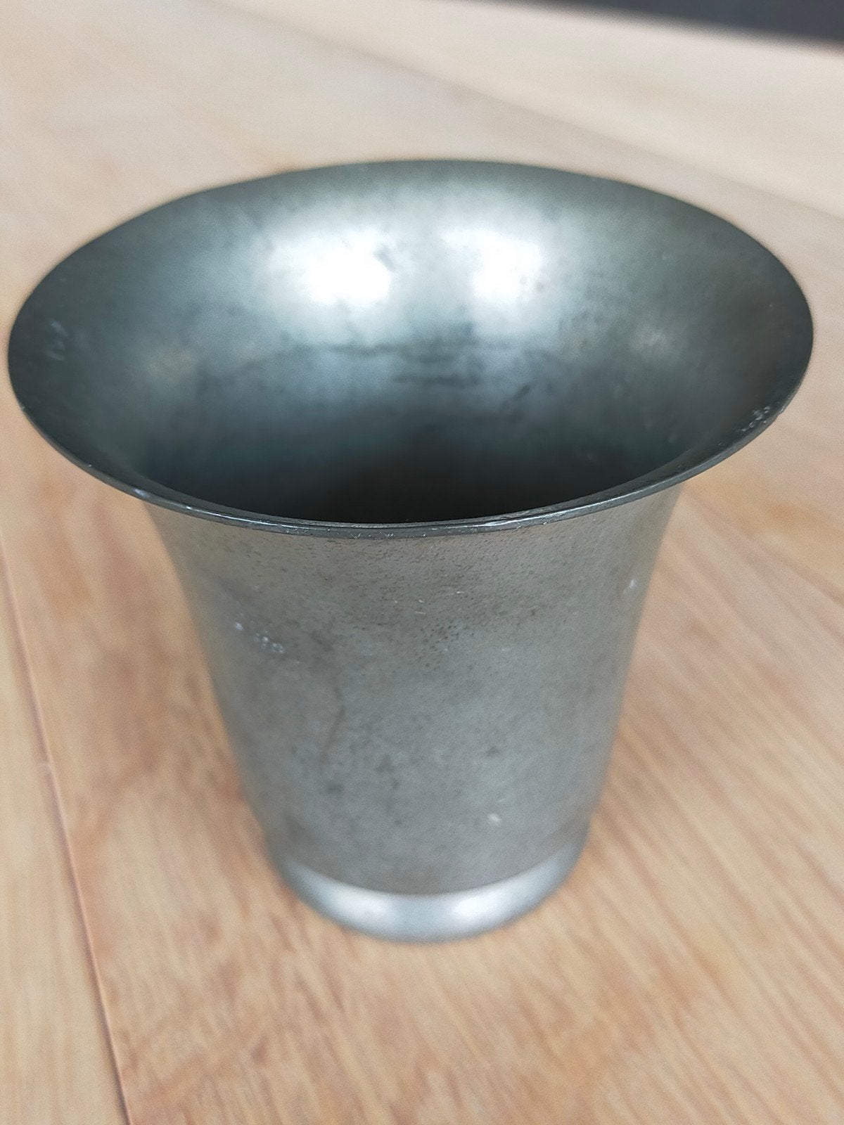 Zuiver tin ,oud hollands vaasje, Antiek en Kunst, Ophalen of Verzenden