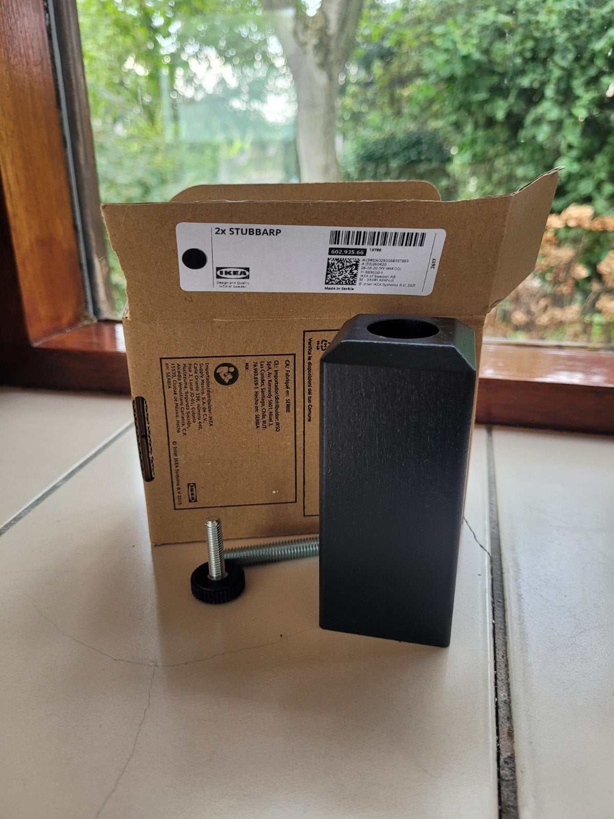 1x poot Stubbarb Ikea, Huis en Inrichting, Ophalen of Verzenden, Nieuw, Zwart