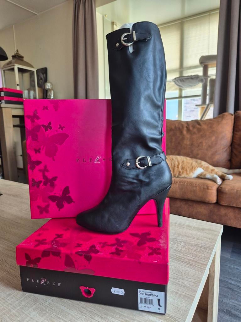 Pleaser DRE2030/BPU Zwarte Hoge Laarzen Maat 39 en 41, Kleding | Dames, Hoge laarzen, Zwart, Nieuw, Pleaser
