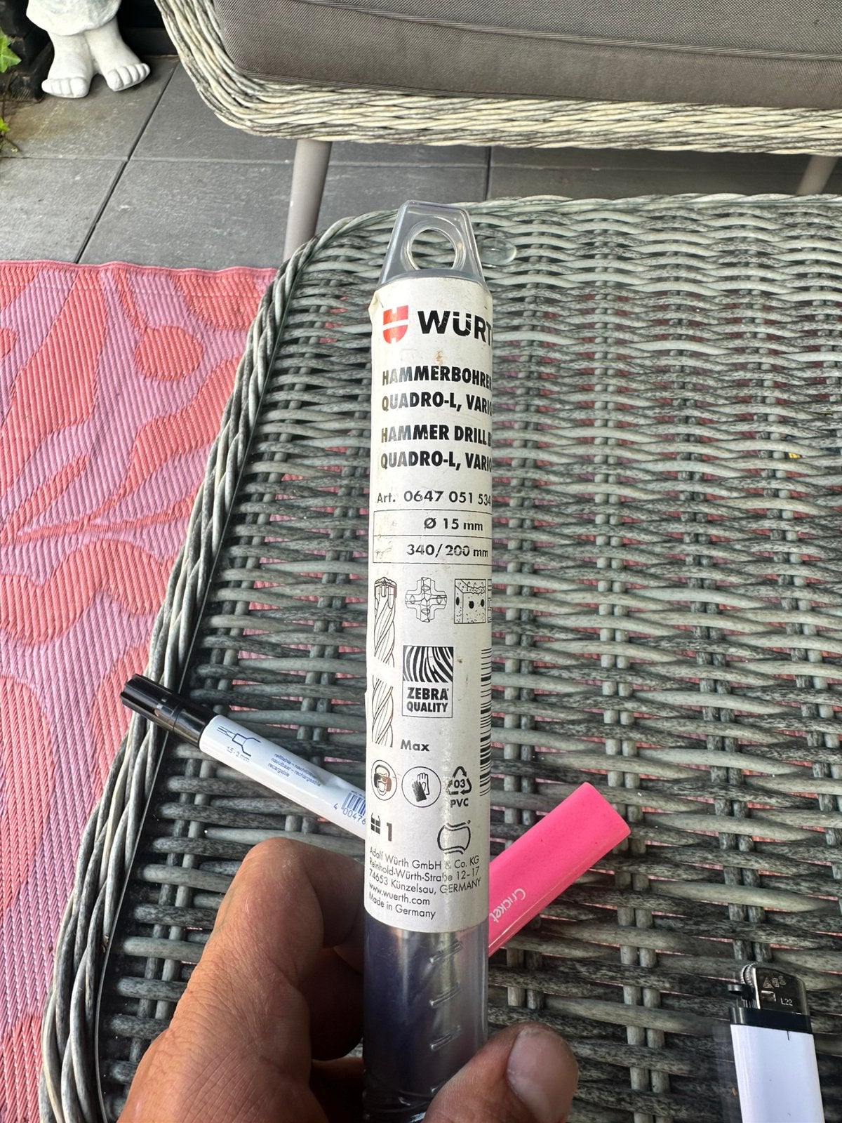 Wurth hammerbohr zie fotos nieuw, Ophalen, 600 watt of meer, Overige typen, Nieuw