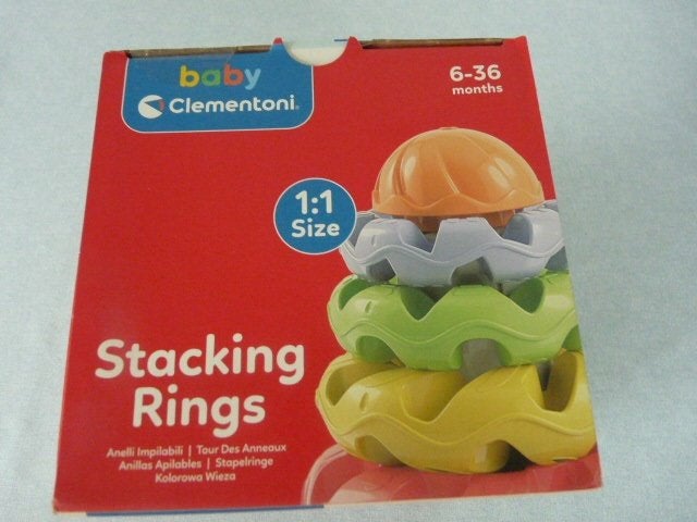 Baby Clementoni -Stapeltoren - 5 Stapelringen –Nieuw in doos, Ophalen of Verzenden, Nieuw, Overige typen