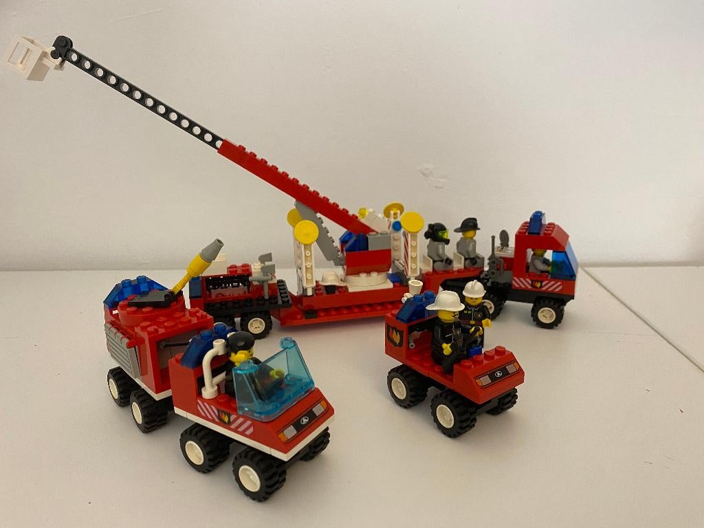 Lego Brandweer- Fire fighters 6486, 6407, 6477, Ophalen of Verzenden, Zo goed als nieuw, Lego