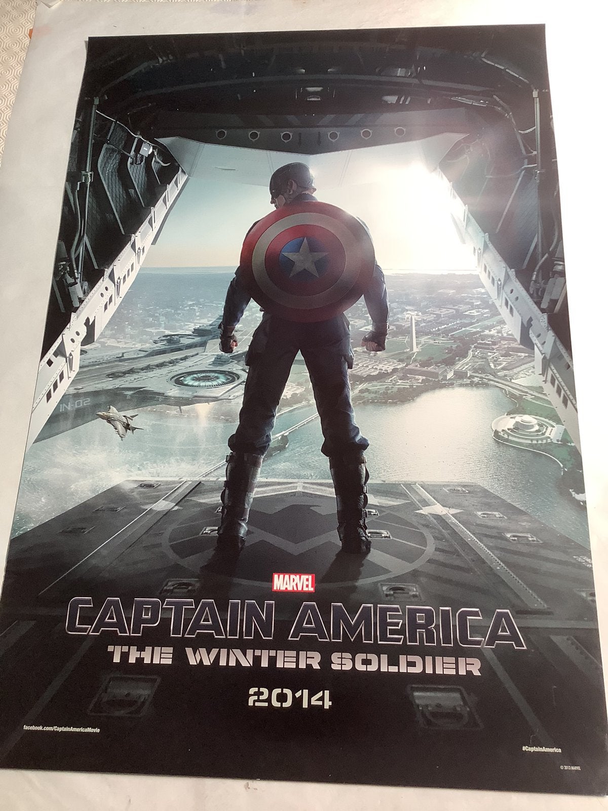 CAPTAIN AMERICA  USA FILMPOSTER  68,5-101,5 cm, Verzamelen, Verzenden, Zo goed als nieuw, A1 t/m A3, Film en Tv