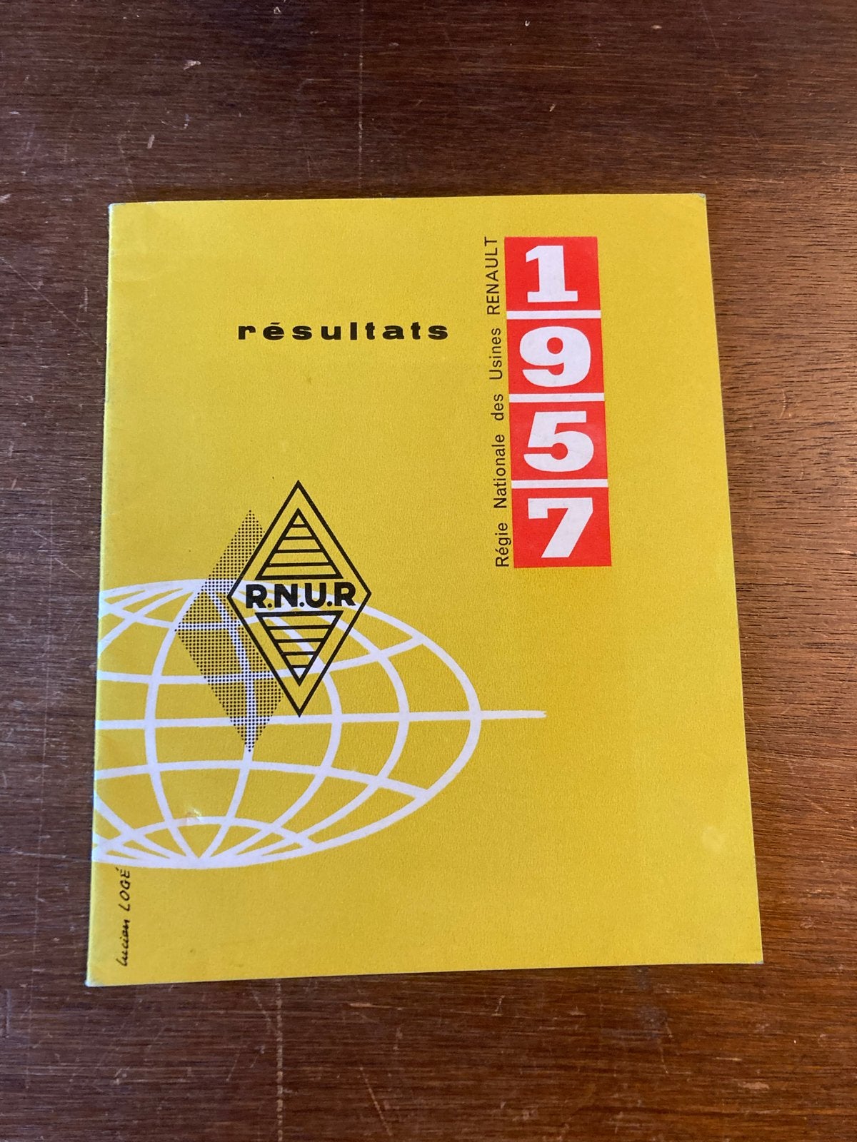 Renault R.N.U.R. Résultats 1957 - Originele Catalogus, Boeken, Ophalen of Verzenden, Gelezen, Catalogus