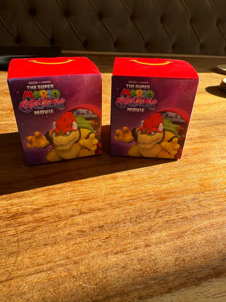 2x Bowser Happy Meal McDonald's Super Mario Galaxy, Ophalen of Verzenden, Nieuw