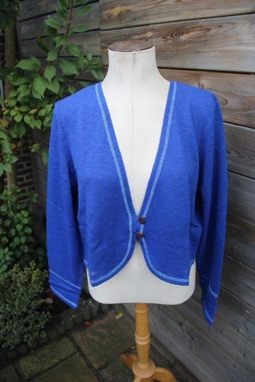 Vest blauw Ulla Popken mt 46/48 Nieuw Vaste prijs, Blauw, Maat 46/48 (XL) of groter, Nieuw, Ulla Popken